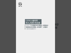 CYW11Y 유니버설 액체 레벨 전송기 레벨 범위 0-0.5-50mH2O 레벨 측정